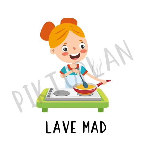 Piktogram Lave Mad Piktoplan